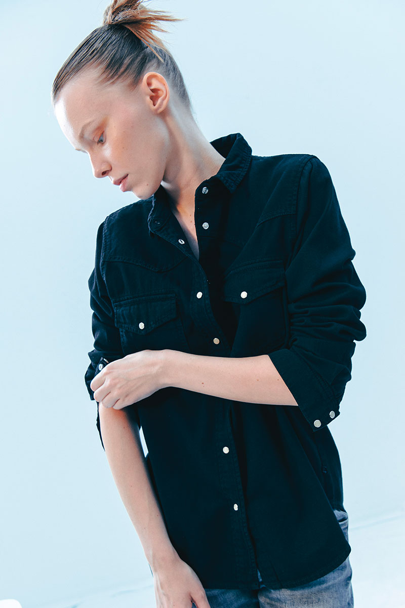 Hemd Juanita in schwarz