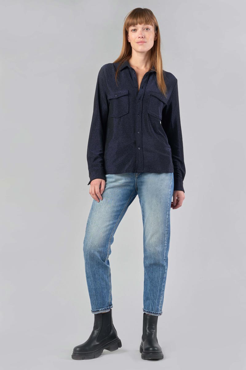 Hemd Kelya in blau