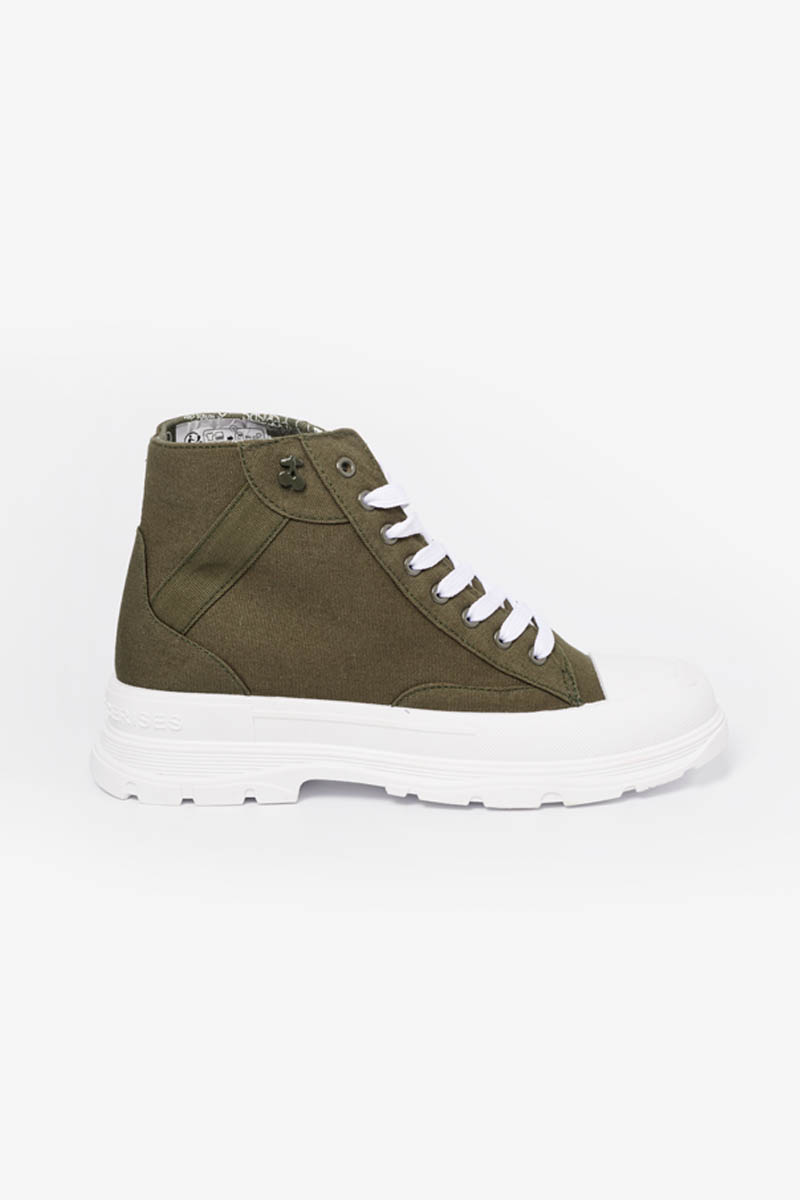 Hoher Sneaker Lina khaki
