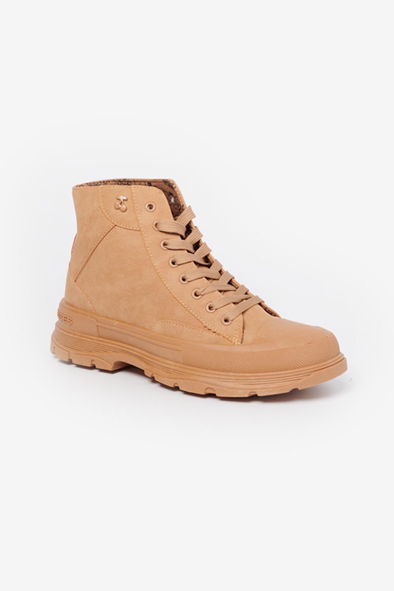 Hoher Sneaker Lina camel