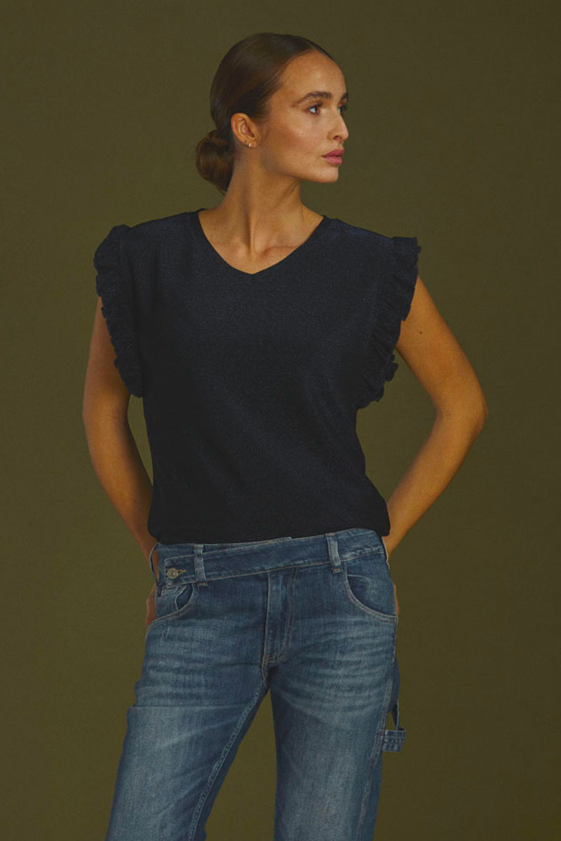 T-shirt Nea in blau