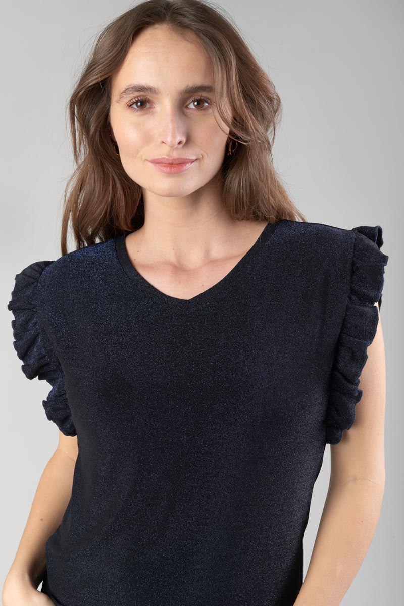 T-shirt Nea in blau