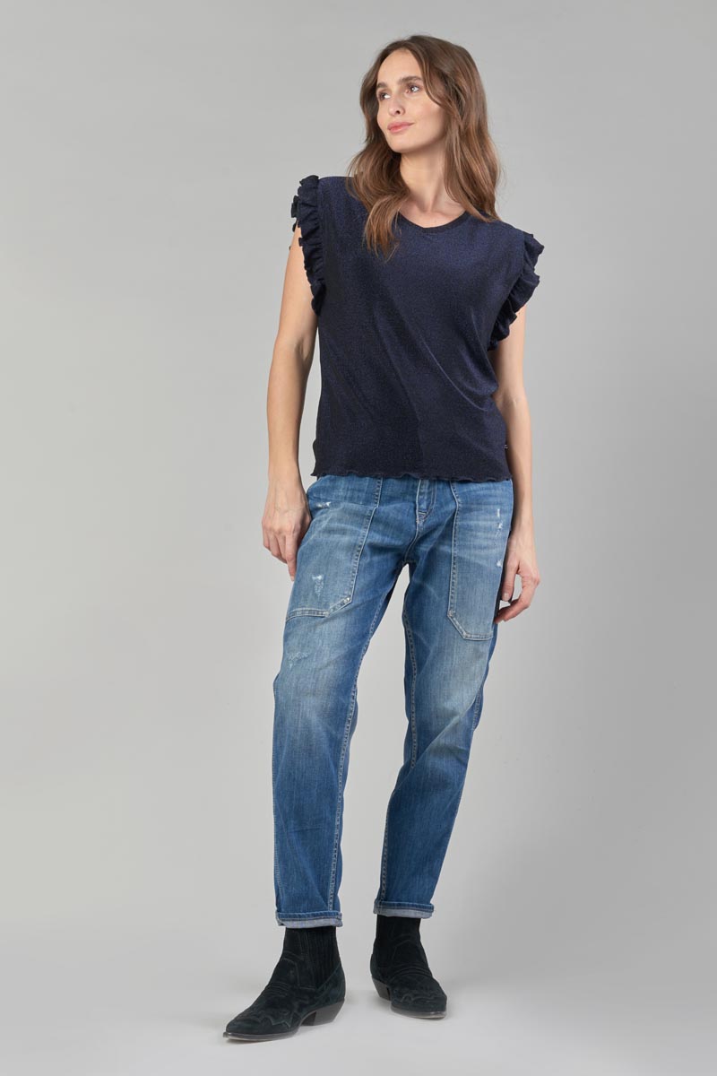 T-shirt Nea in blau