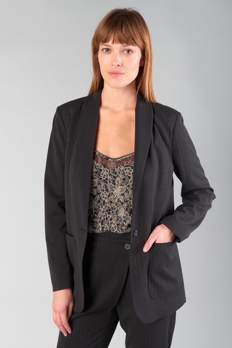 Jacke Neela in schwarz