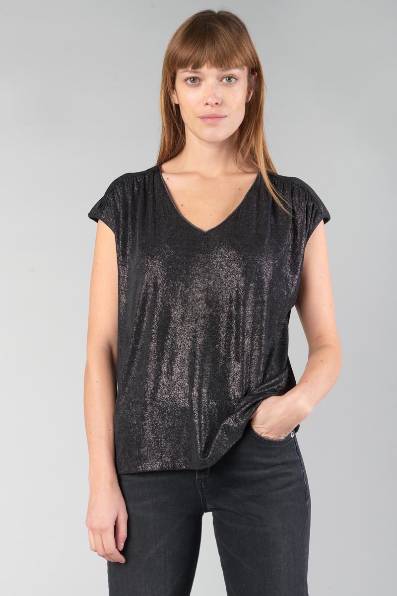 T-shirt Paula in schwarz