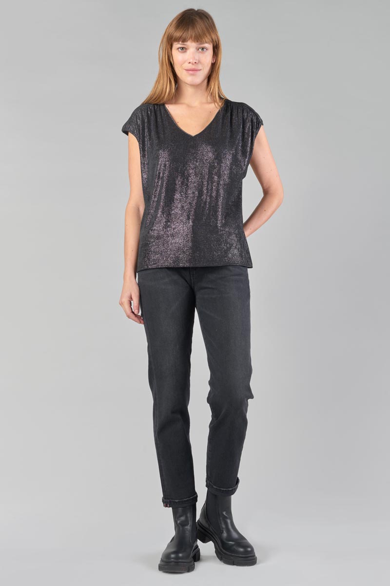 T-shirt Paula in schwarz