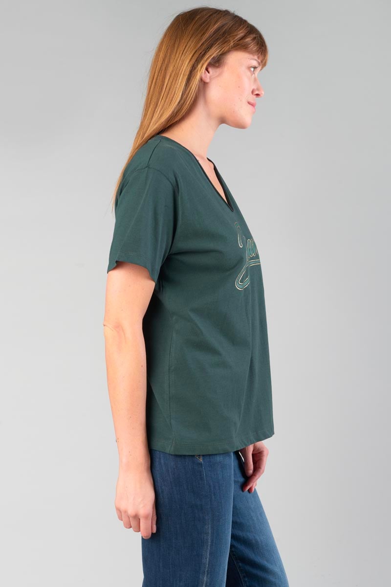 T-shirt Sink in grün