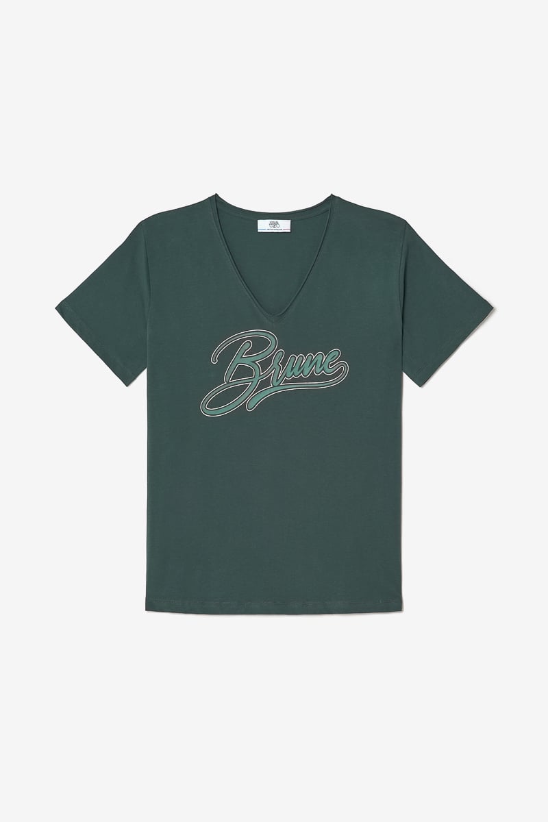 T-shirt Sink in grün
