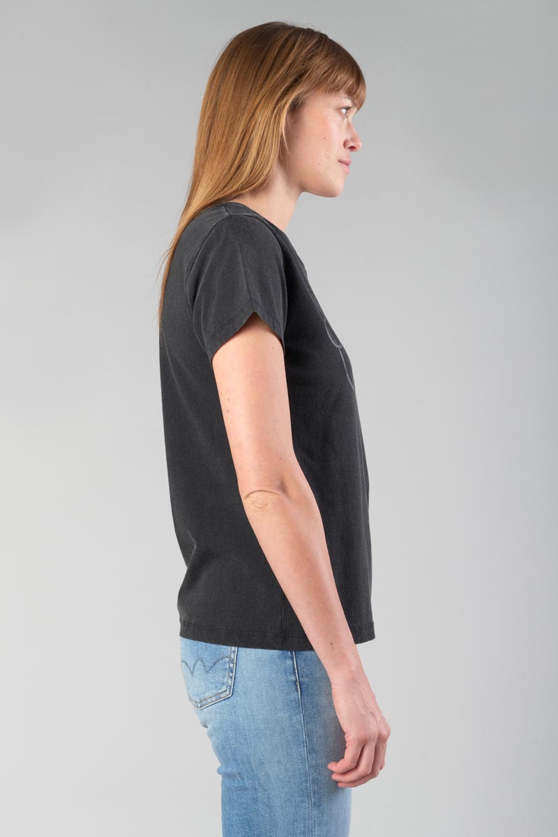 T-shirt Tonito in schwarz