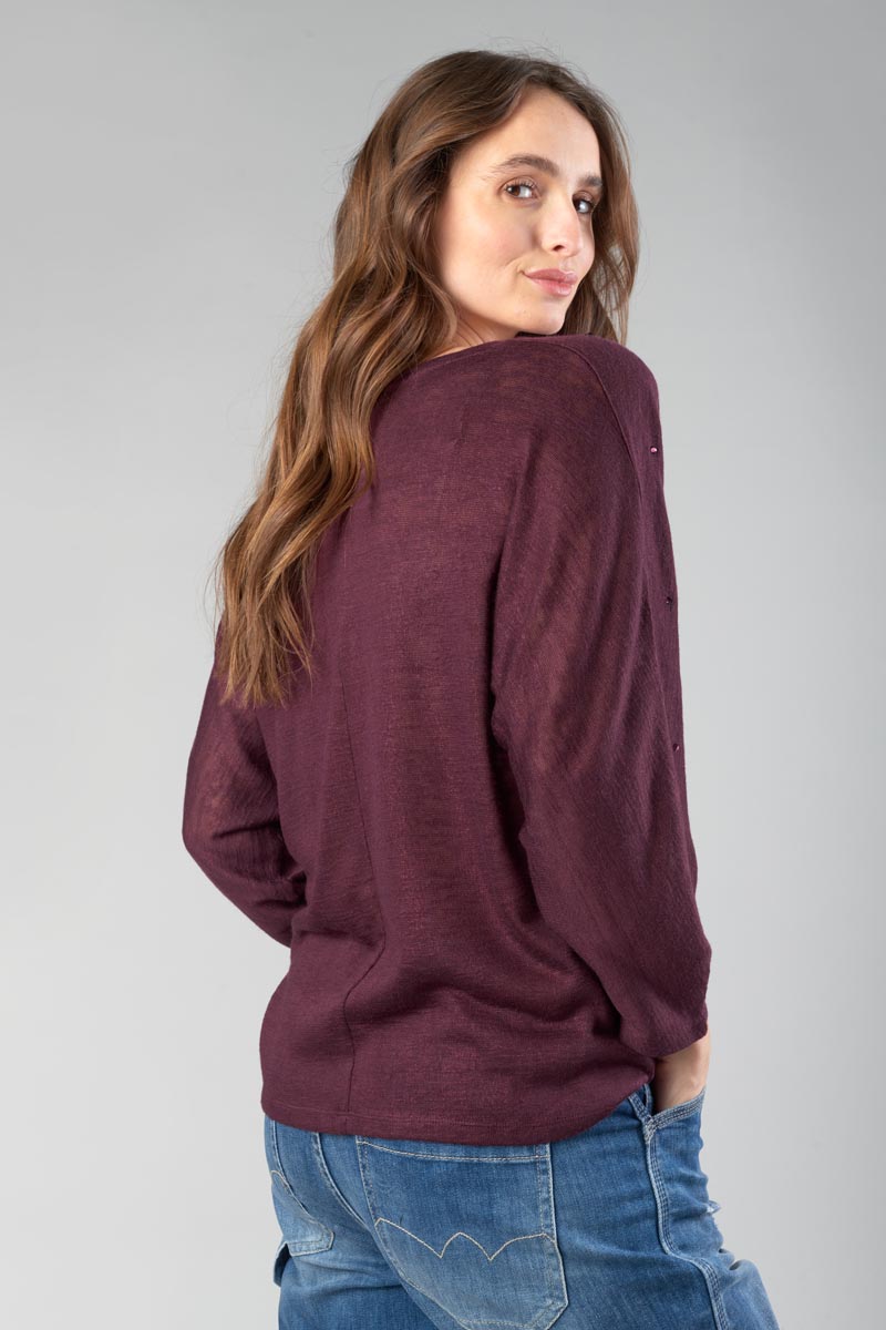 T-shirt Villou in rot