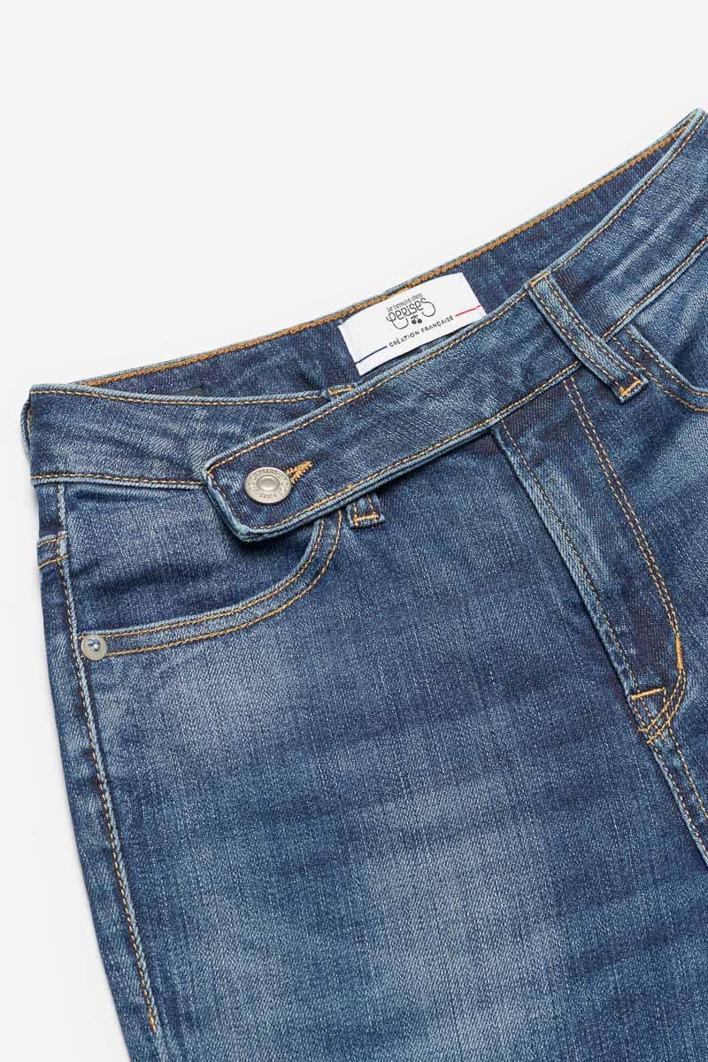 Jeans 400/14 mom Basic high waist 7/8 blau Nr.2