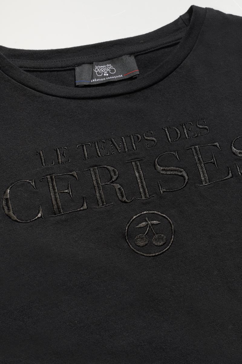 T-shirt Nancigi in schwarz