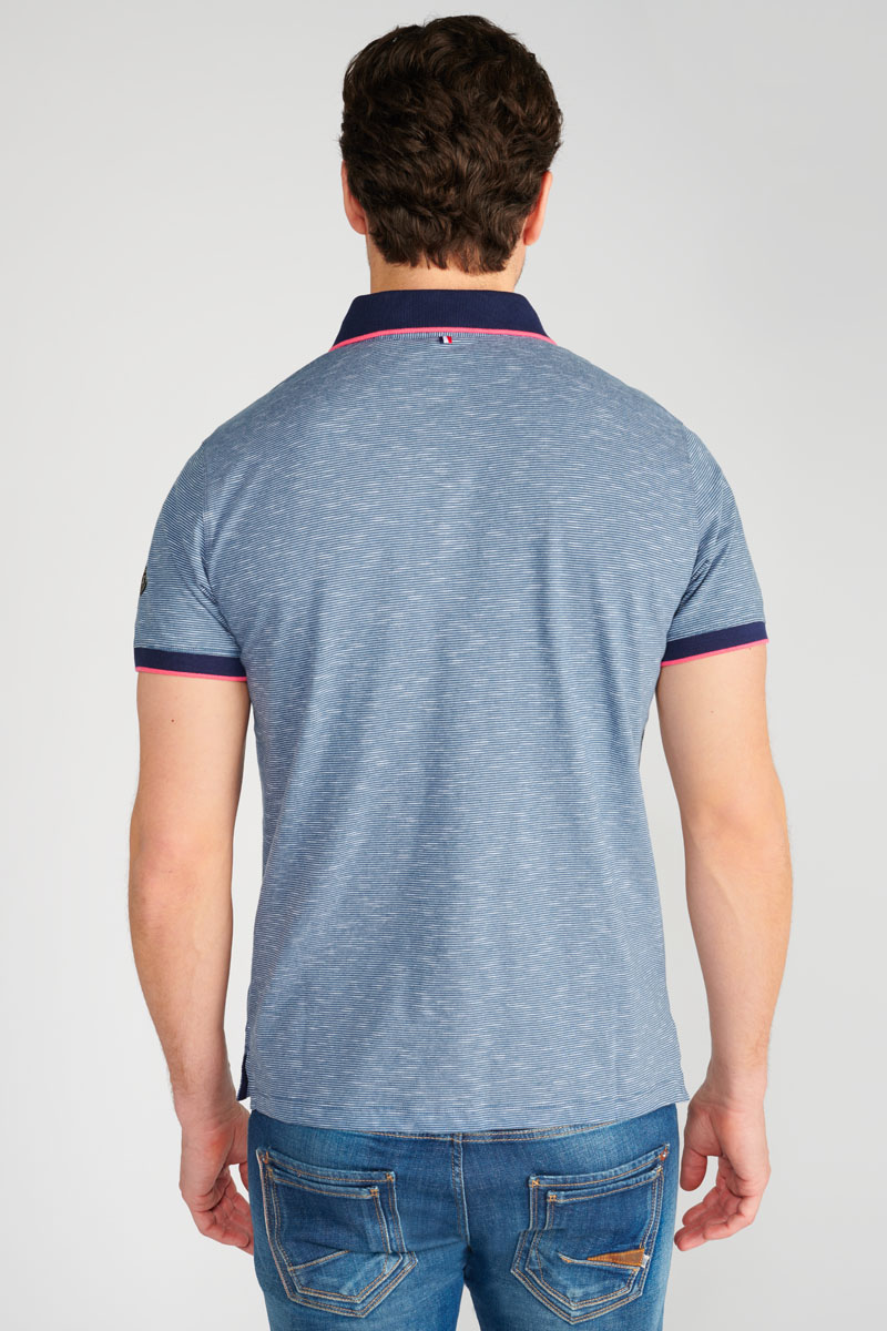Poloshirt Borel in blau
