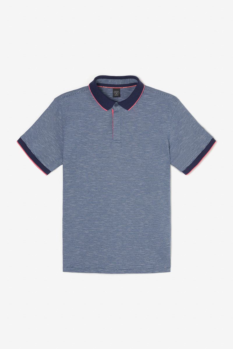 Poloshirt Borel in blau