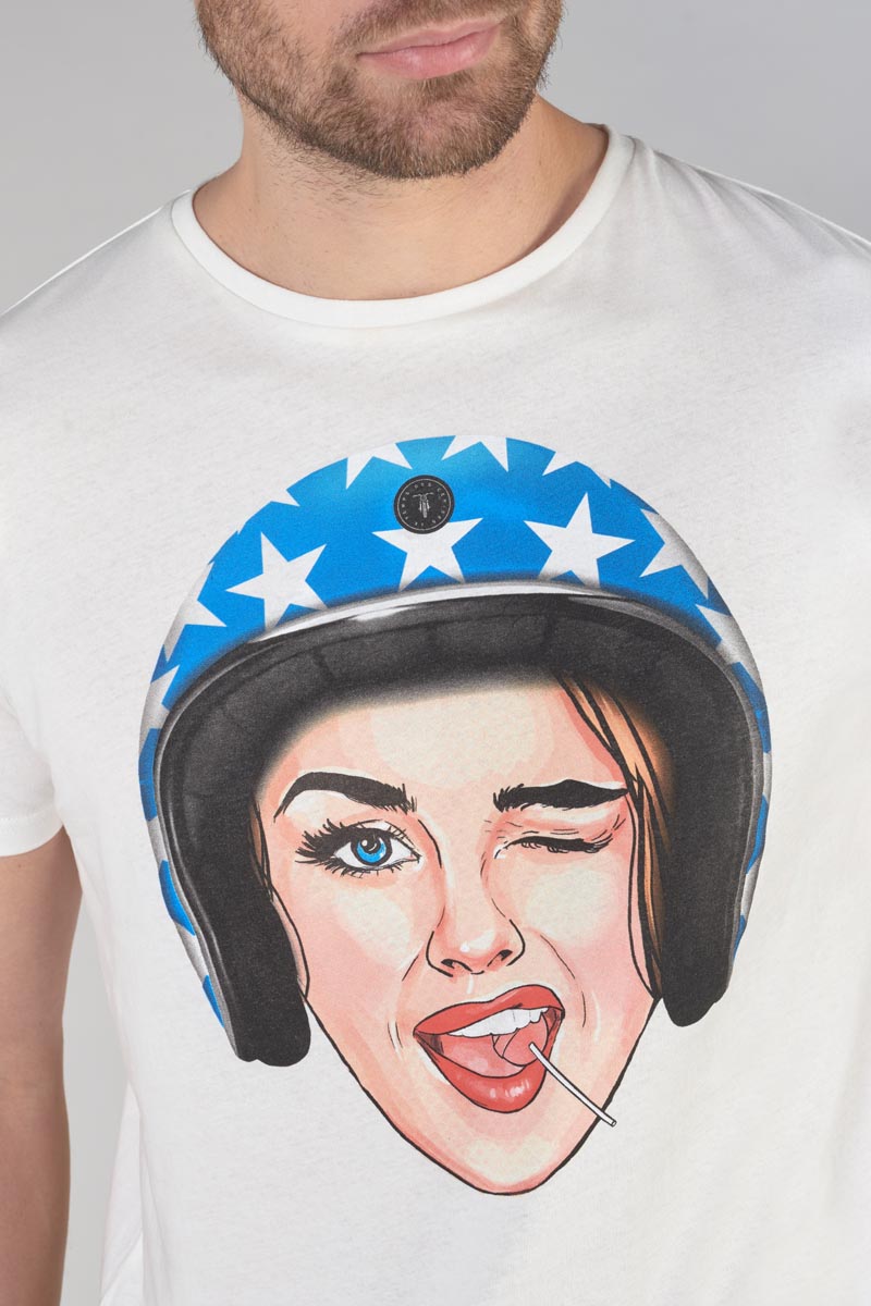 T-shirt Cram in weiß