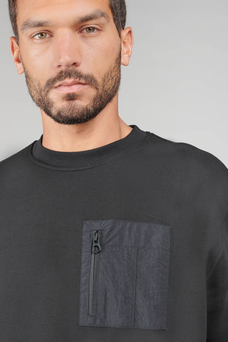 Sweatshirt Dast in schwarz