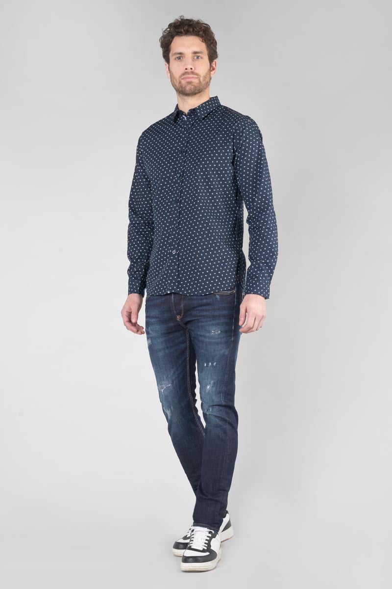 Hemd Gisor in blau
