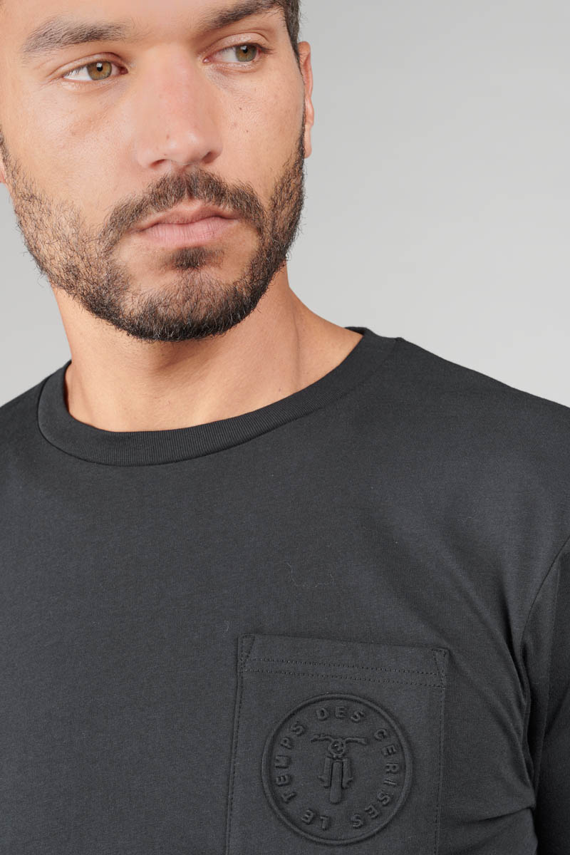 T-shirt Laia in schwarz