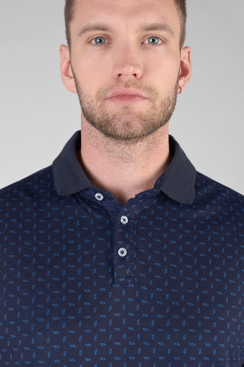 Poloshirt Lival in blau