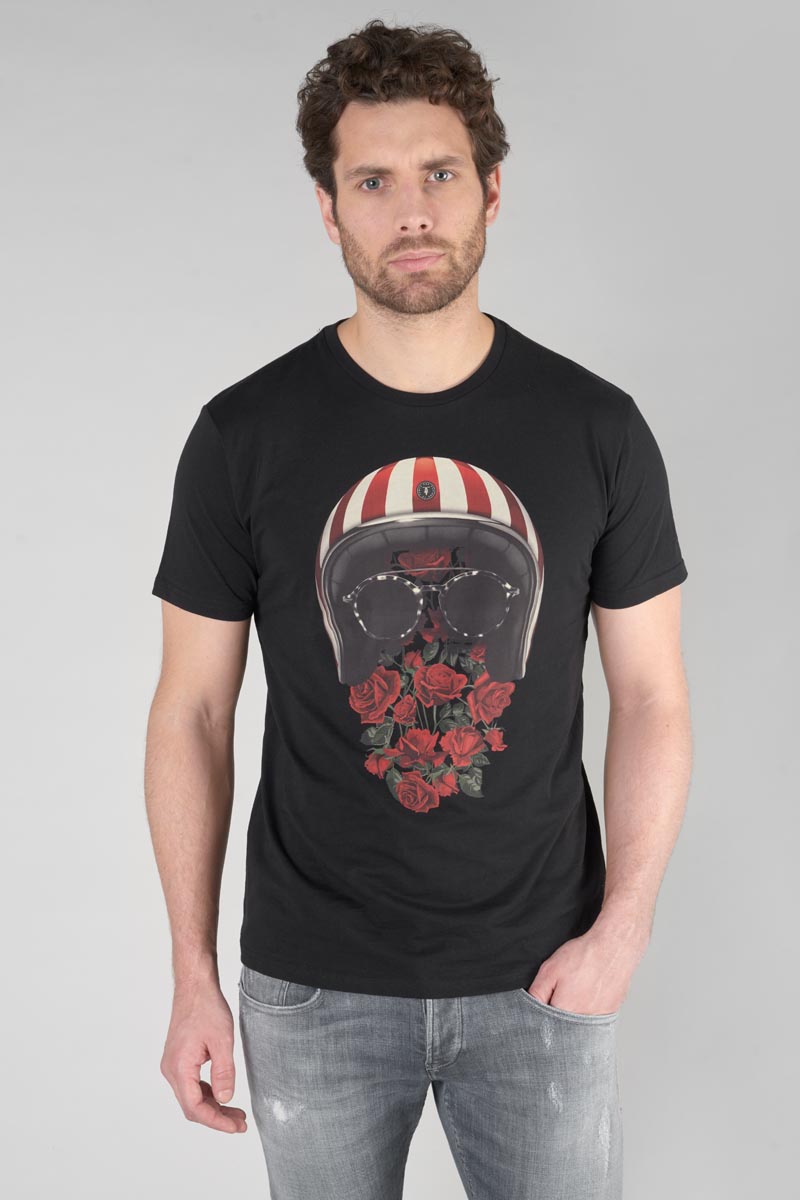 T-shirt Mura in schwarz