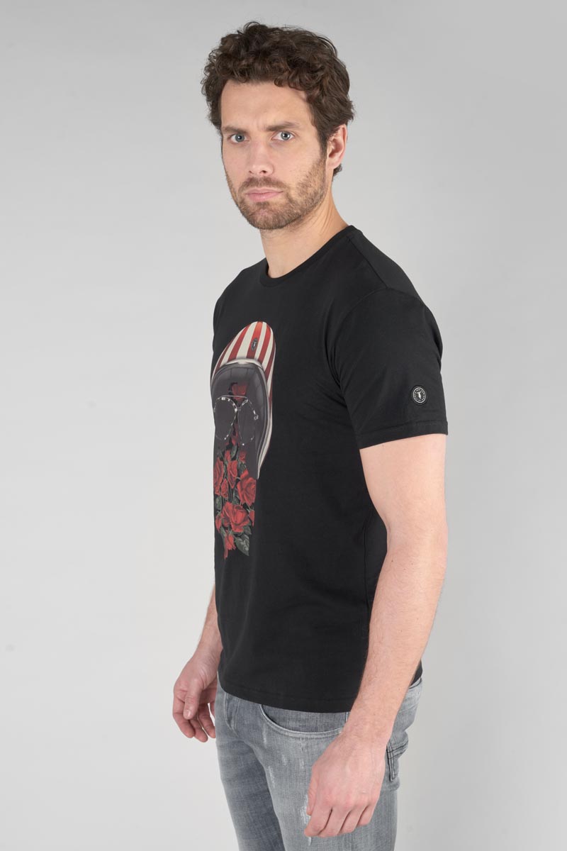 T-shirt Mura in schwarz