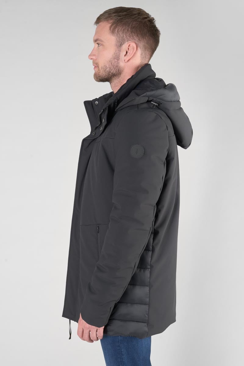 Parka Titan in schwarz