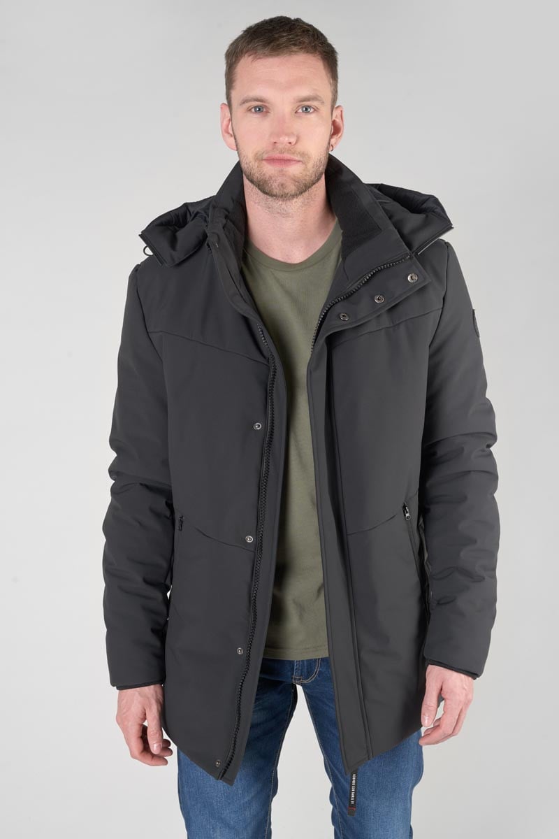 Parka Titan in schwarz