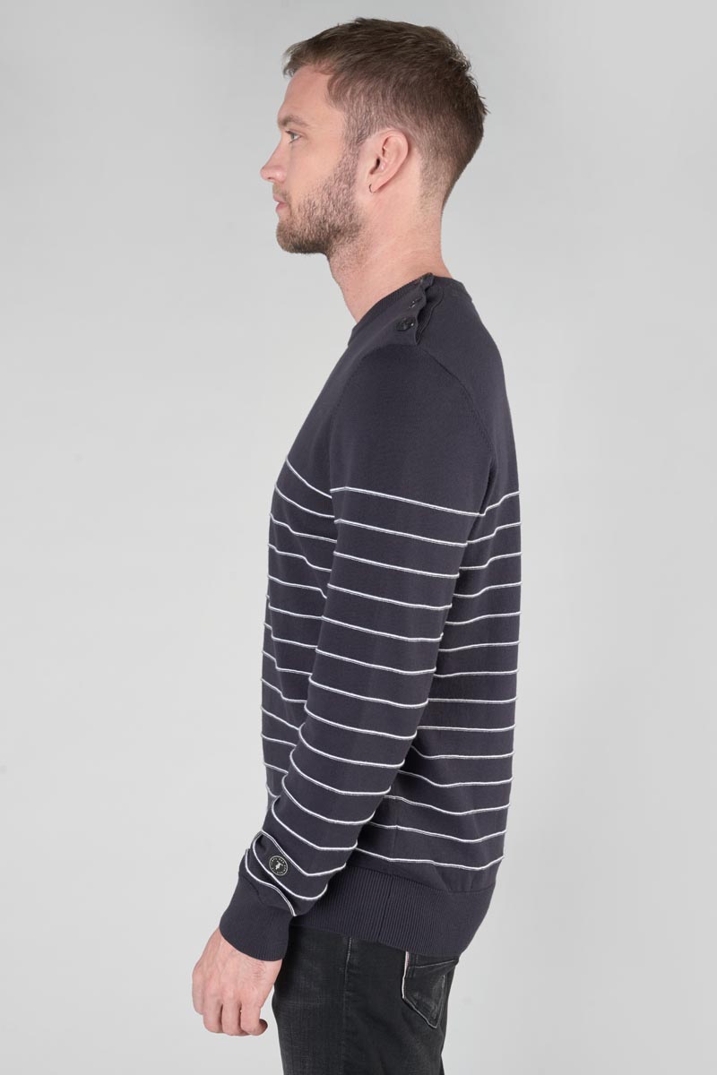 Pullover Vogel in blau