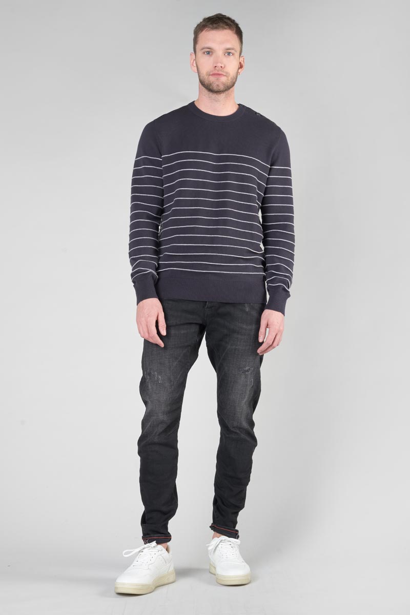 Pullover Vogel in blau