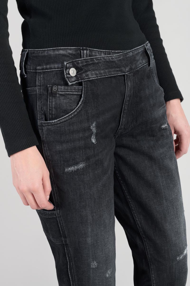 Jeans 200/43 boyfit Chara destroy schwarz Nr.1