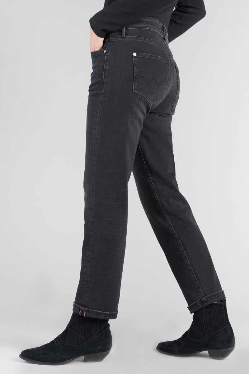 Jeans 400/18 mom Basic high waist 7/8 schwarz Nr.1