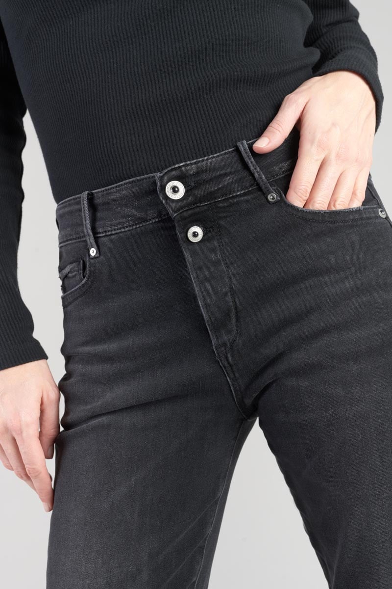 Jeans 400/18 mom Basic high waist 7/8 schwarz Nr.1