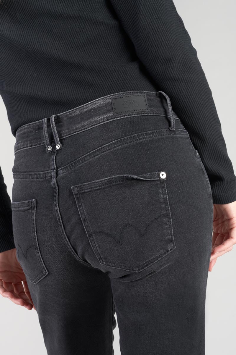 Jeans 400/18 mom Basic high waist 7/8 schwarz Nr.1