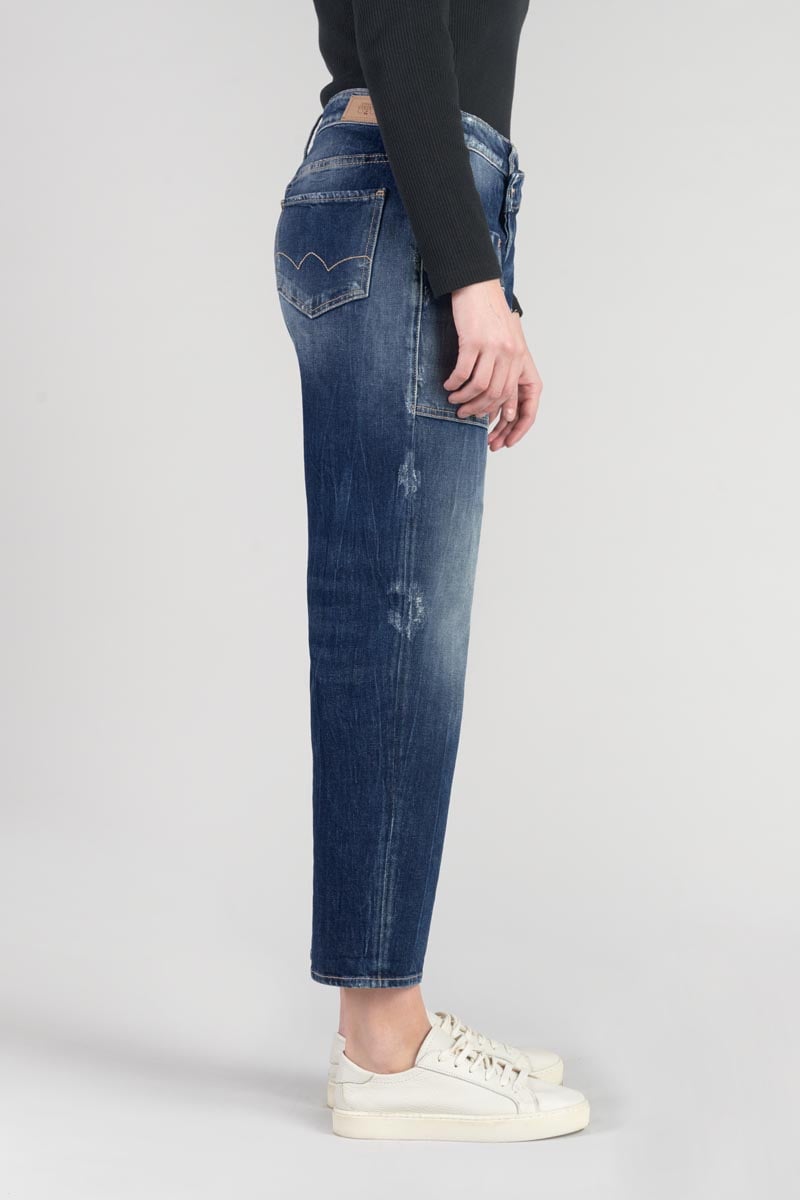 Jeans boyfit Cosy pocket 7/8 destroy blau Nr.2