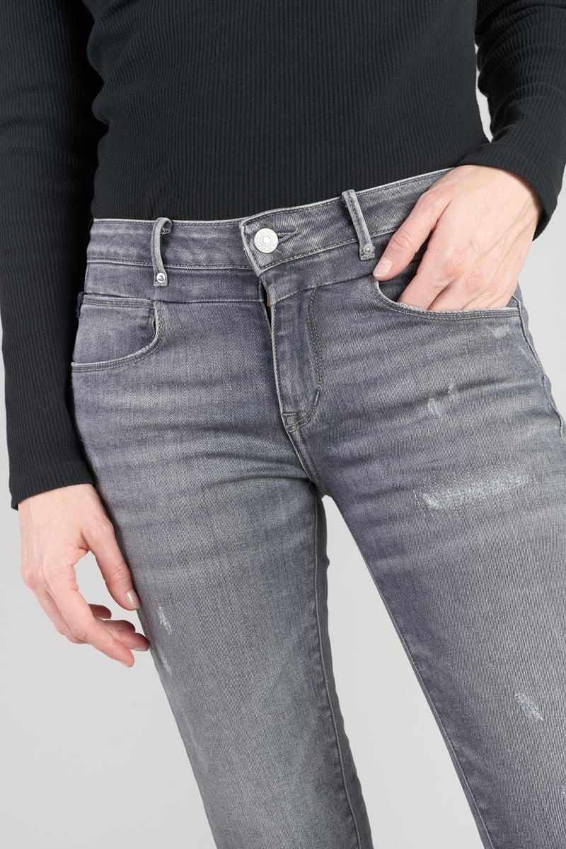 Jeans power skinny Eylau 7/8 destroy grau Nr.2