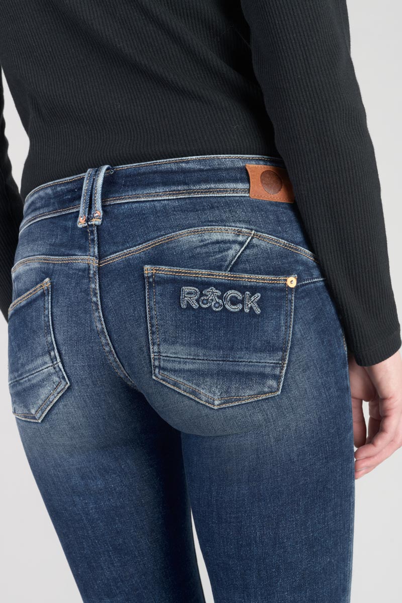 Jeans pulp slim Lilas 7/8 destroy blau Nr.2