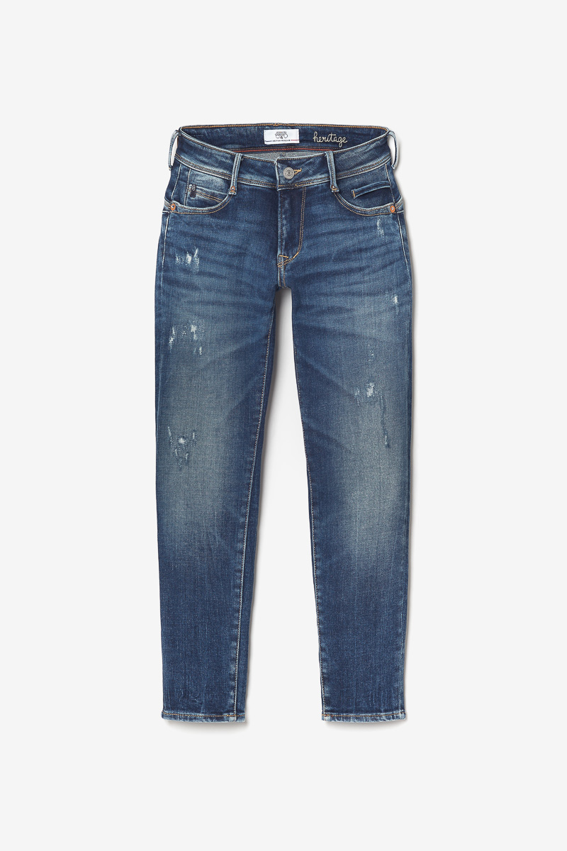 Jeans pulp slim Lilas 7/8 destroy blau Nr.2