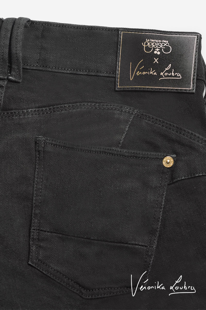 Luc pulp regular by Véronika Loubry schwarze Jeans Nr. 0