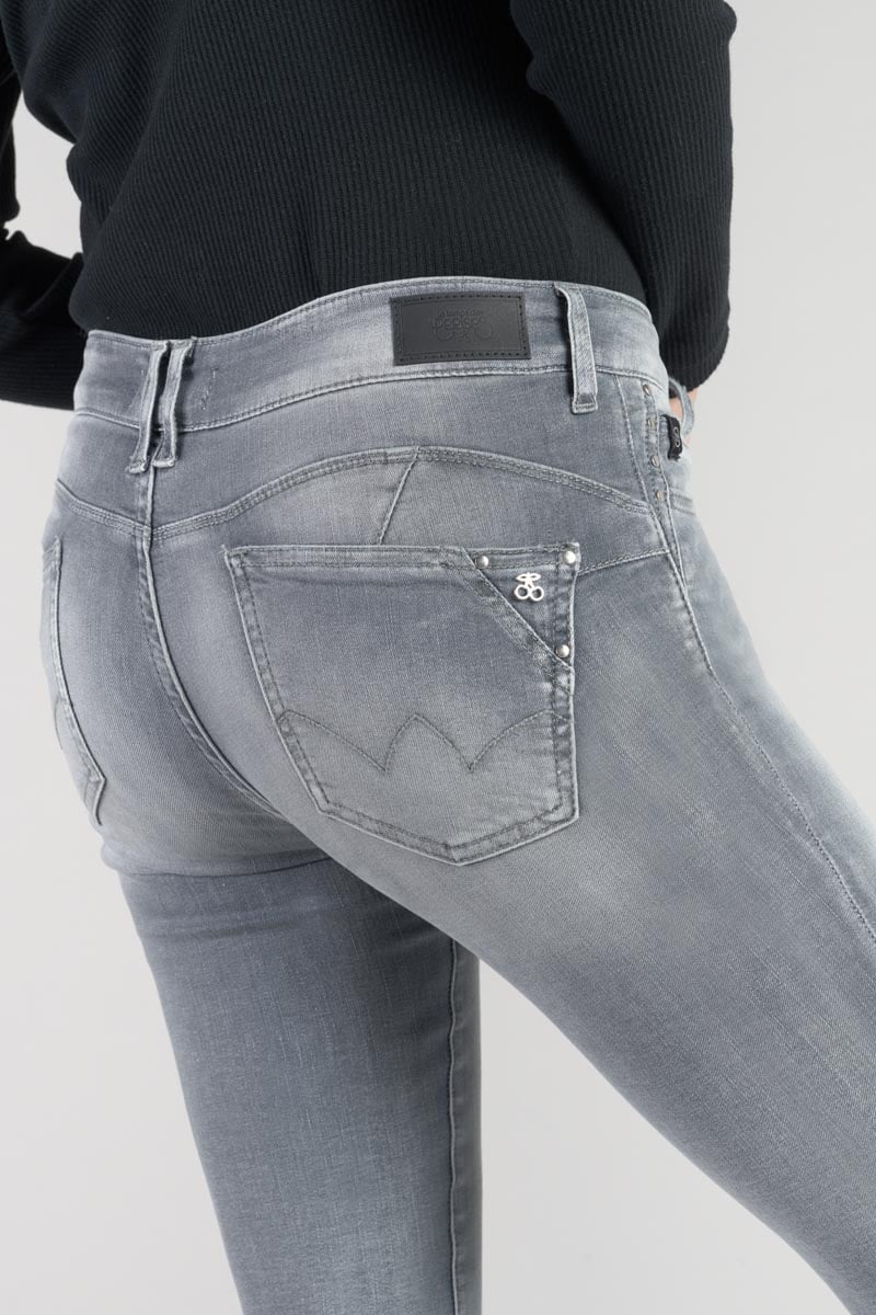 Jeans pulp slim Roche high waist 7/8 grau Nr.2
