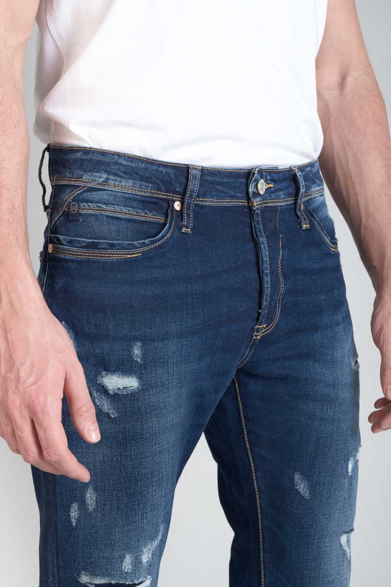 Jeans 700/11 slim Nicolay destroy blau Nr.1