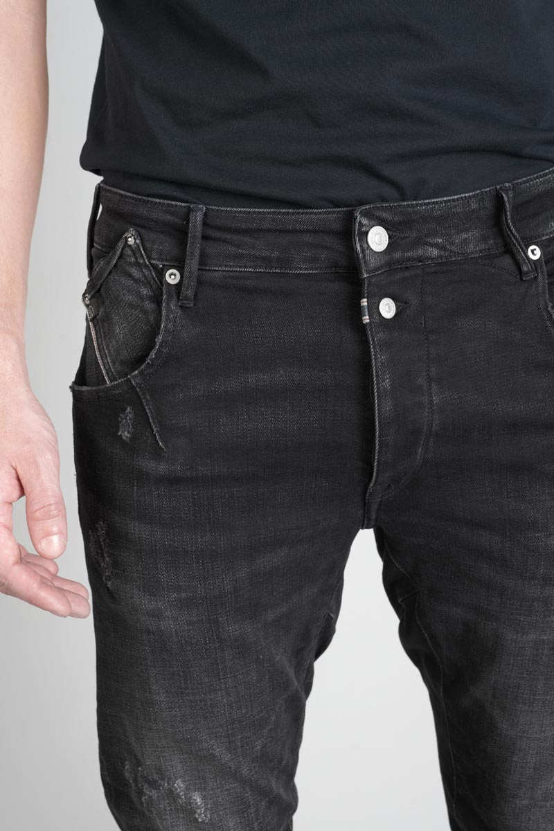 Jeans 900/03 tapered twisted Alost destroy schwarz Nr.1
