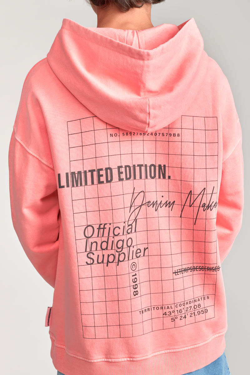 Kapuzen-sweatshirt Anibo in orange