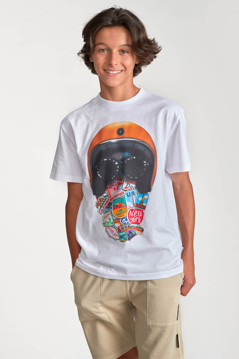 T-shirt Jakebo in weiß