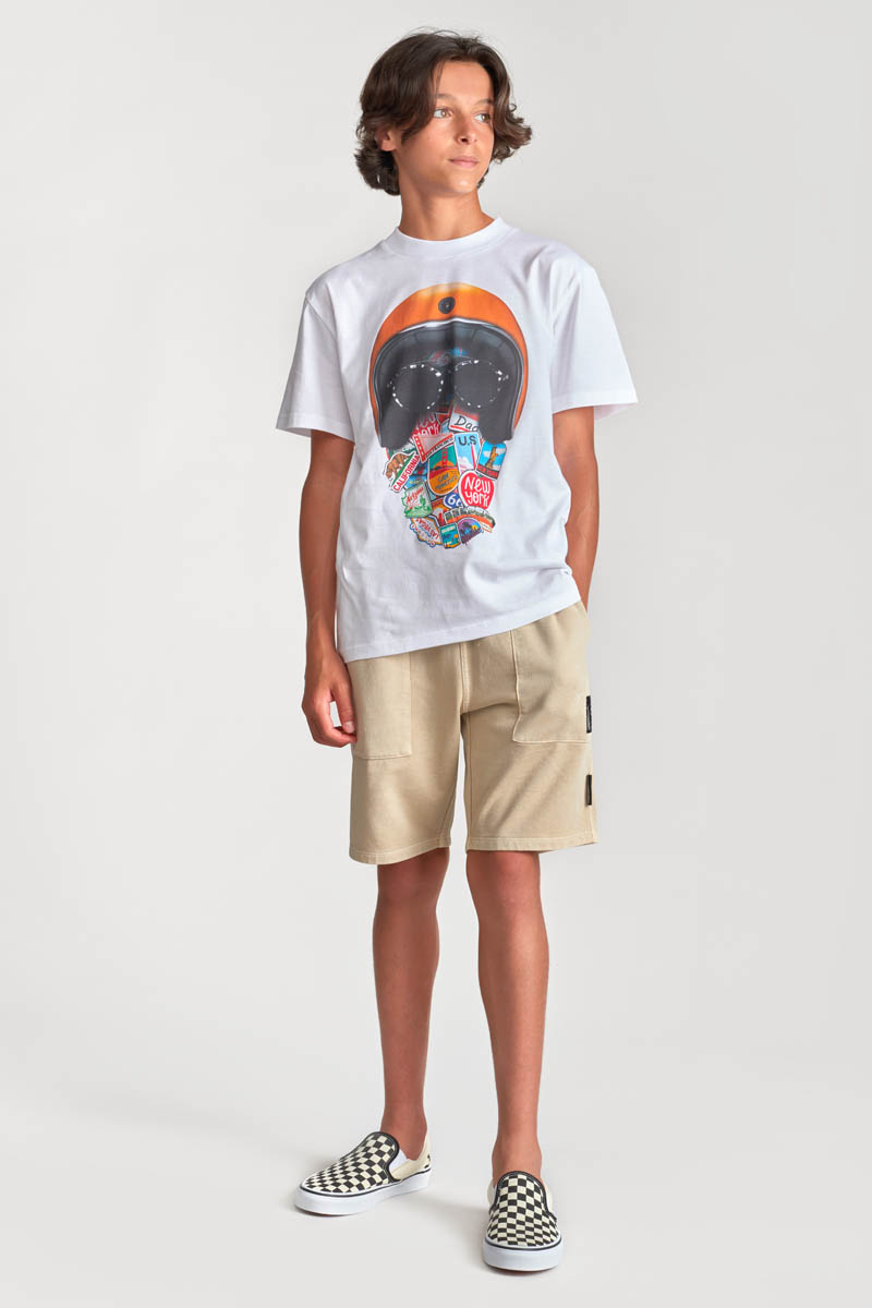 T-shirt Jakebo in weiß