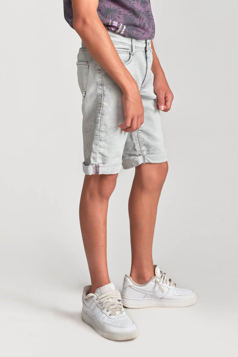 Bermuda-short Jogg in grau