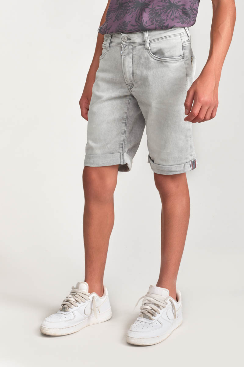 Bermuda-short Jogg in grau