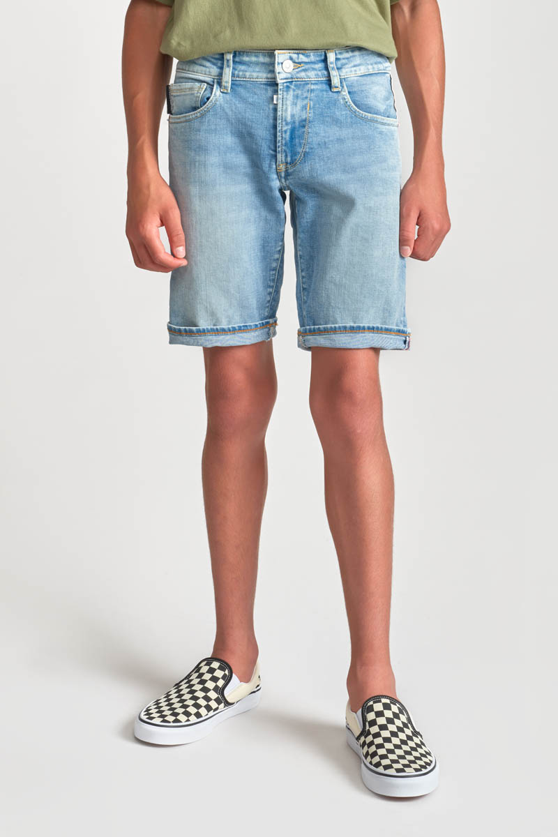 Bermuda-short Mike in blau