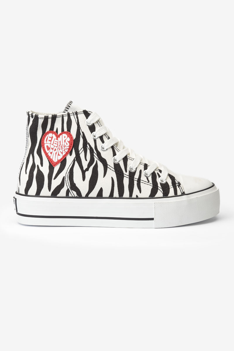 Hoher Sneaker Dream mit Zebramuster