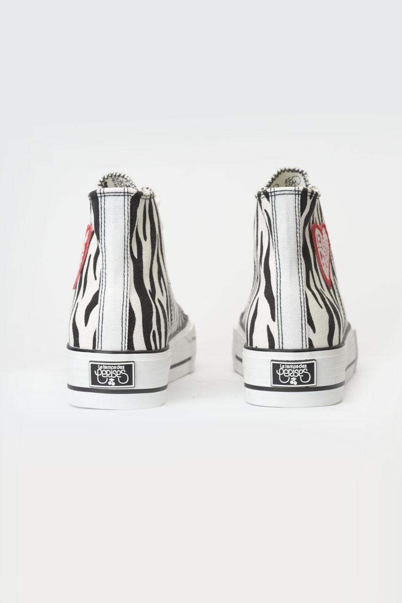 Hoher Sneaker Dream mit Zebramuster