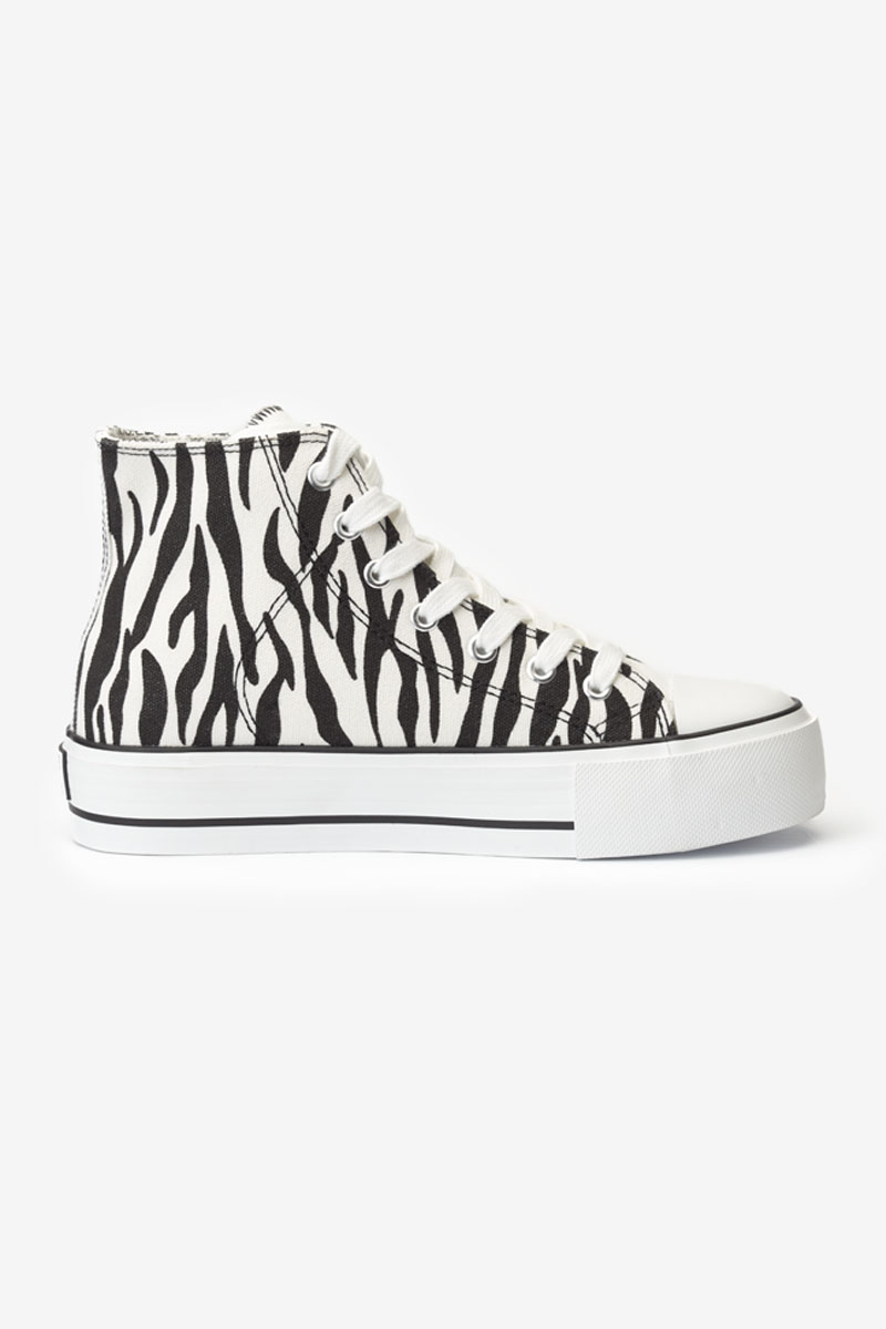 Hoher Sneaker Dream mit Zebramuster